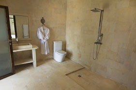 Bathroom 3, courtyard level