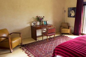 Bedroom 1, courtyard level