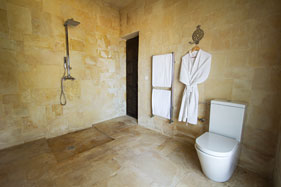 Bathroom 5, lower terrace level